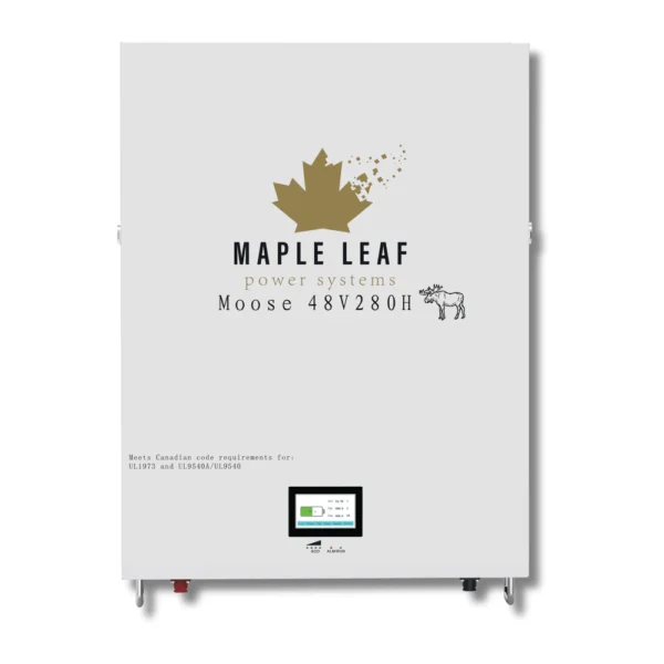 Maple Leaf 14.34kWh 48V 280A | MOOSE Wall-Mounted Lithium Battery