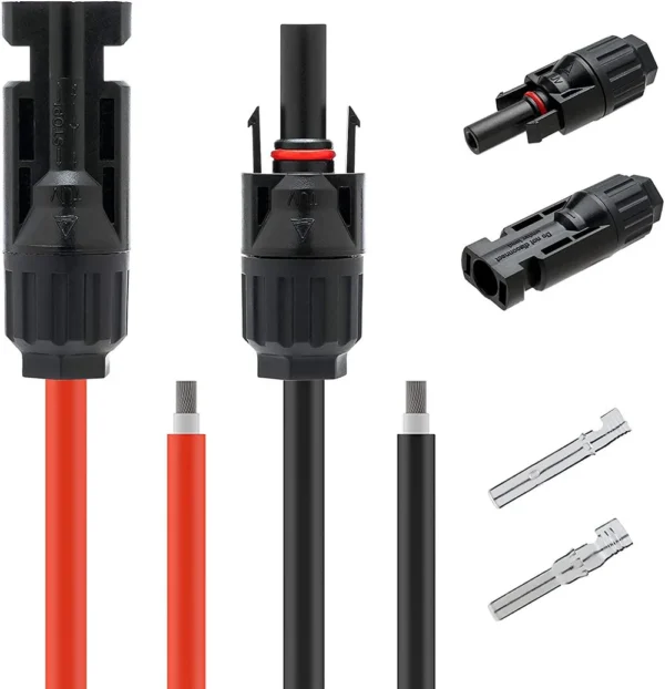 Maple Leaf 10AWG Solar Panel Extension Cables | 10ft to 200ft Options - Image 2