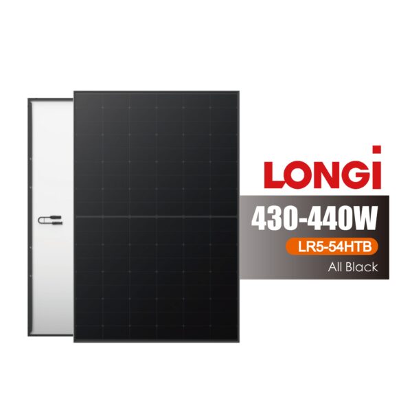 Longi Hi-MO 6 LR5-54HTB-440M – 440W All-Black Monocrystalline Solar Panel - Image 2